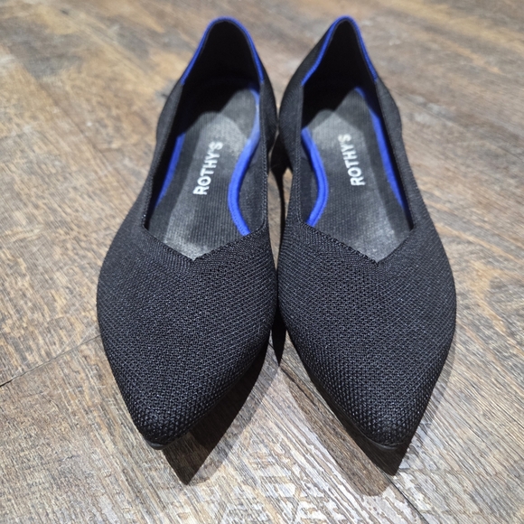 Rothy's Black Pointed Toe Flat - Picture 8 of 9